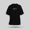 Black T-Shirt Front With Skip Text